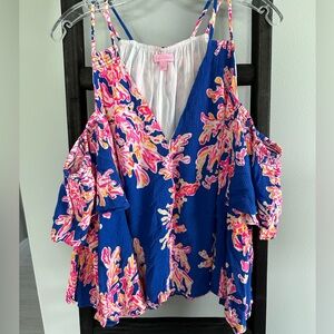 Lilly Pulitzer Blouse Bellamie Pink